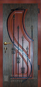 Фото «Дверь с ковкой №8» в Лыткарино